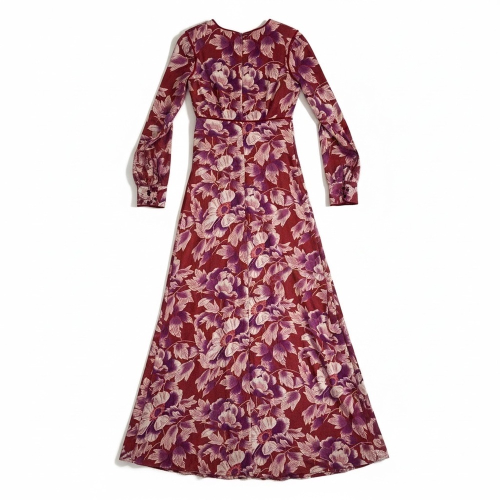 IU Rita Mennoia Velvet Floral Maxi Dress - Picture 2 of 12